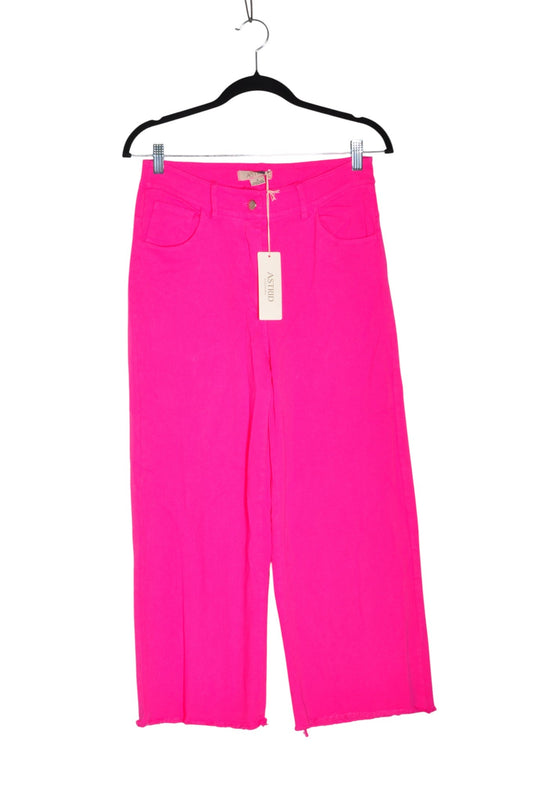 ASTRID Women Work Pants Regular fit in Pink - S - Velora Luxury Fashion