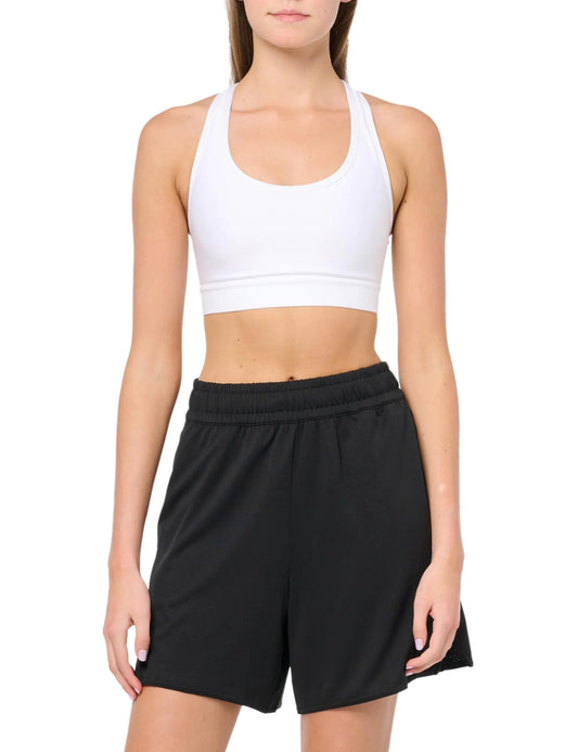 Adidas Women's Prime Basketball Shorts - Black - Velora Luxury Fashion