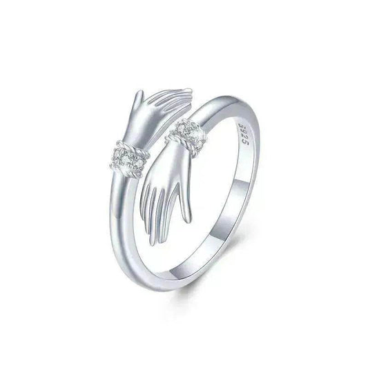 Adjustable Inspire Hand Open Ring - Velora
