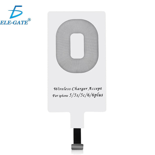 Wireless Charging Station with Receiver Chip Lightning Compatible Wireless Charger for iPhone Velora