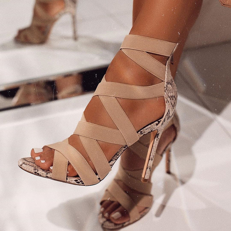 Ankle Wrap Heels - Velora Luxury Fashion