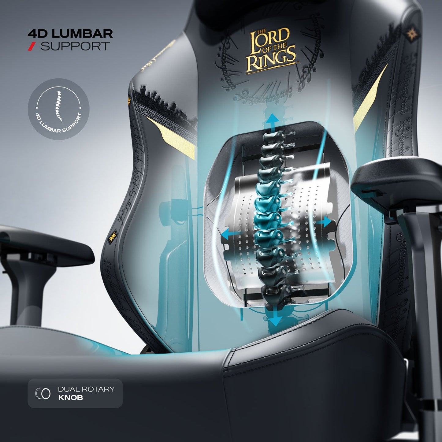 Lord of the Rings (Black Edition) Gaming Chair