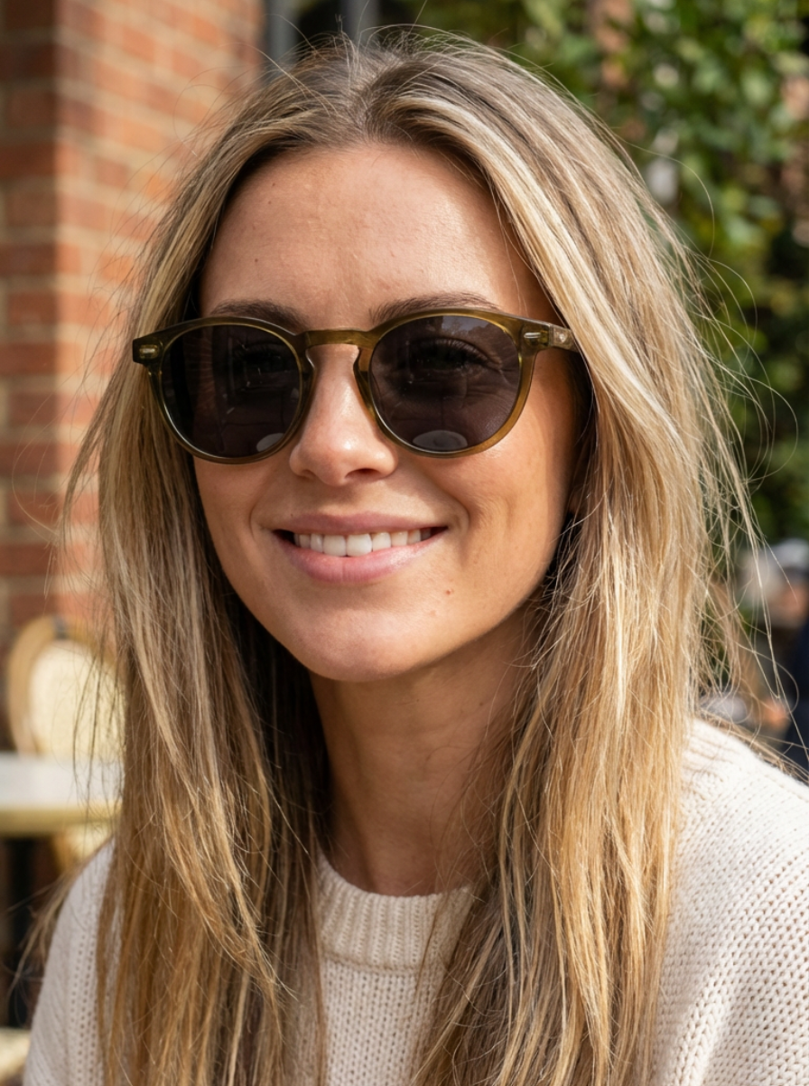 Briar – Round Keyhole Bridge Sunglasses | Bolero Eyewear