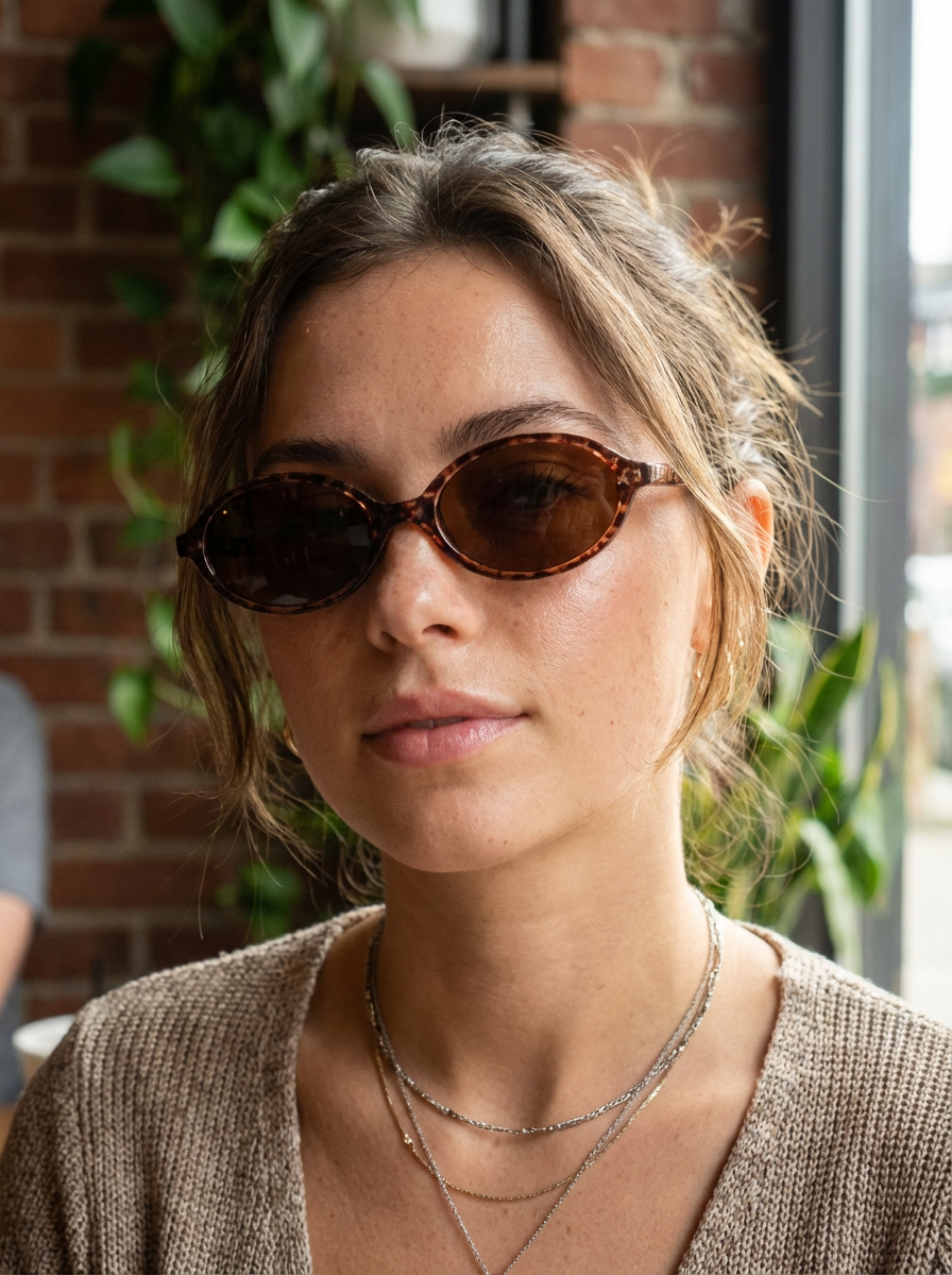 Milo – Retro Oval Sunglasses | Bolero Eyewear