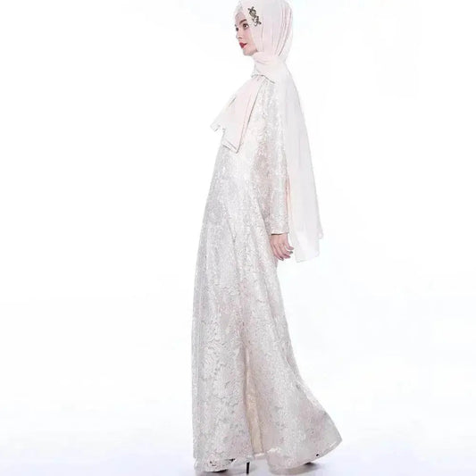 Women's Lace Abaya Dress