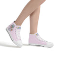 Arctic Sunset Sekura Canvas Hi-Top Shoes - Velora Luxury Fashion