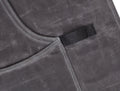 Arucas Leather Canvas Apron - Stress Grey - Velora Luxury Fashion
