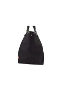 Authentic BURBERRY BLUE LABEL Hand Tote Bag Polyester Leather Black 7082L - Velora Luxury Fashion