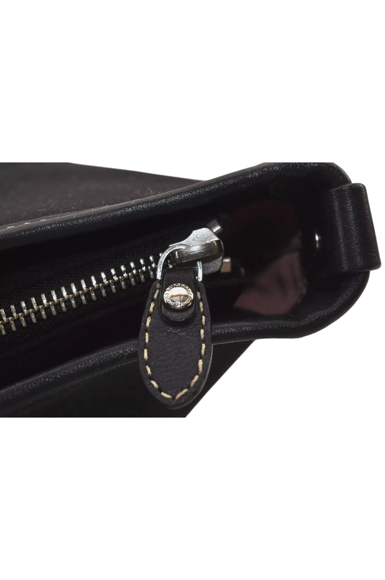 Authentic BURBERRY BLUE LABEL Hand Tote Bag Polyester Leather Black 7082L - Velora Luxury Fashion