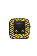 Authentic VERSACE La Greca Vintage Leather Pouch Purse Yellow Box Junk 7524L - Velora Luxury Fashion