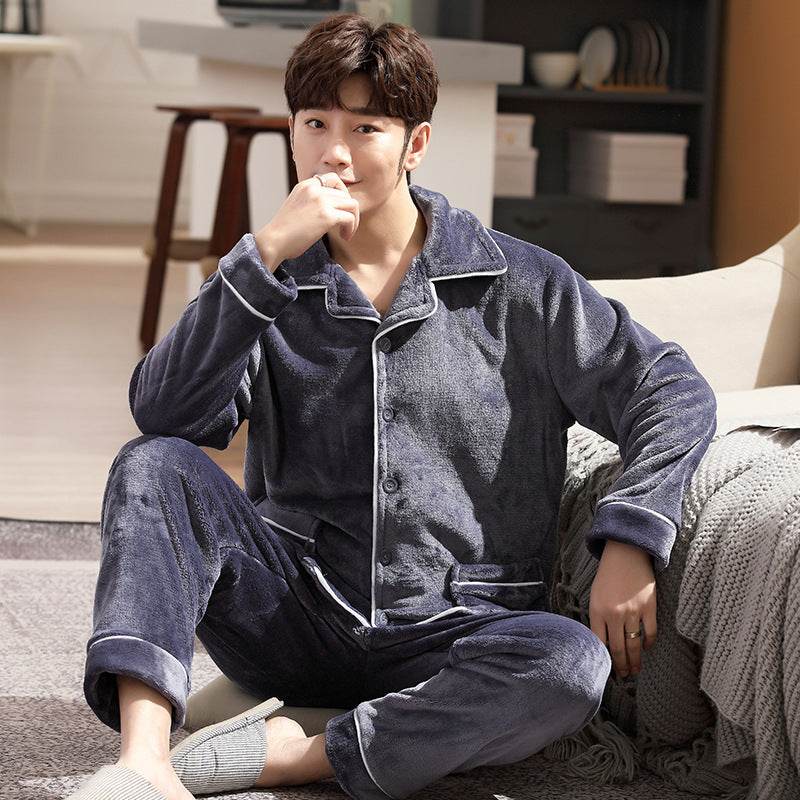 Autumn Pajamas – Flannel Trousers Sleepwear for Young Men EX-STOCK Canada