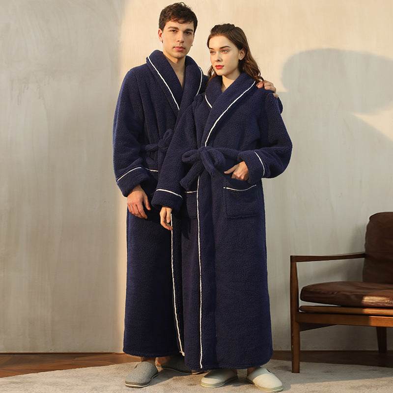 Velvet Nightgown – Super Thick Flannel Sleepwear for Couples EX-STOCK Canada