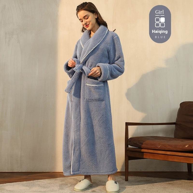 Velvet Nightgown – Super Thick Flannel Sleepwear for Couples EX-STOCK Canada
