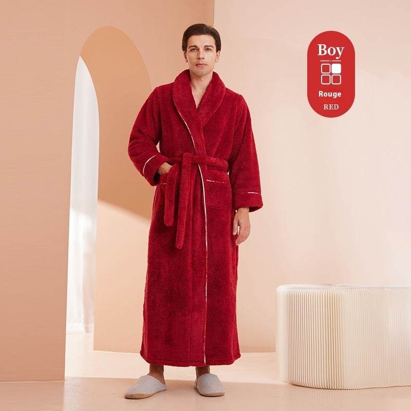 Velvet Nightgown – Super Thick Flannel Sleepwear for Couples EX-STOCK Canada