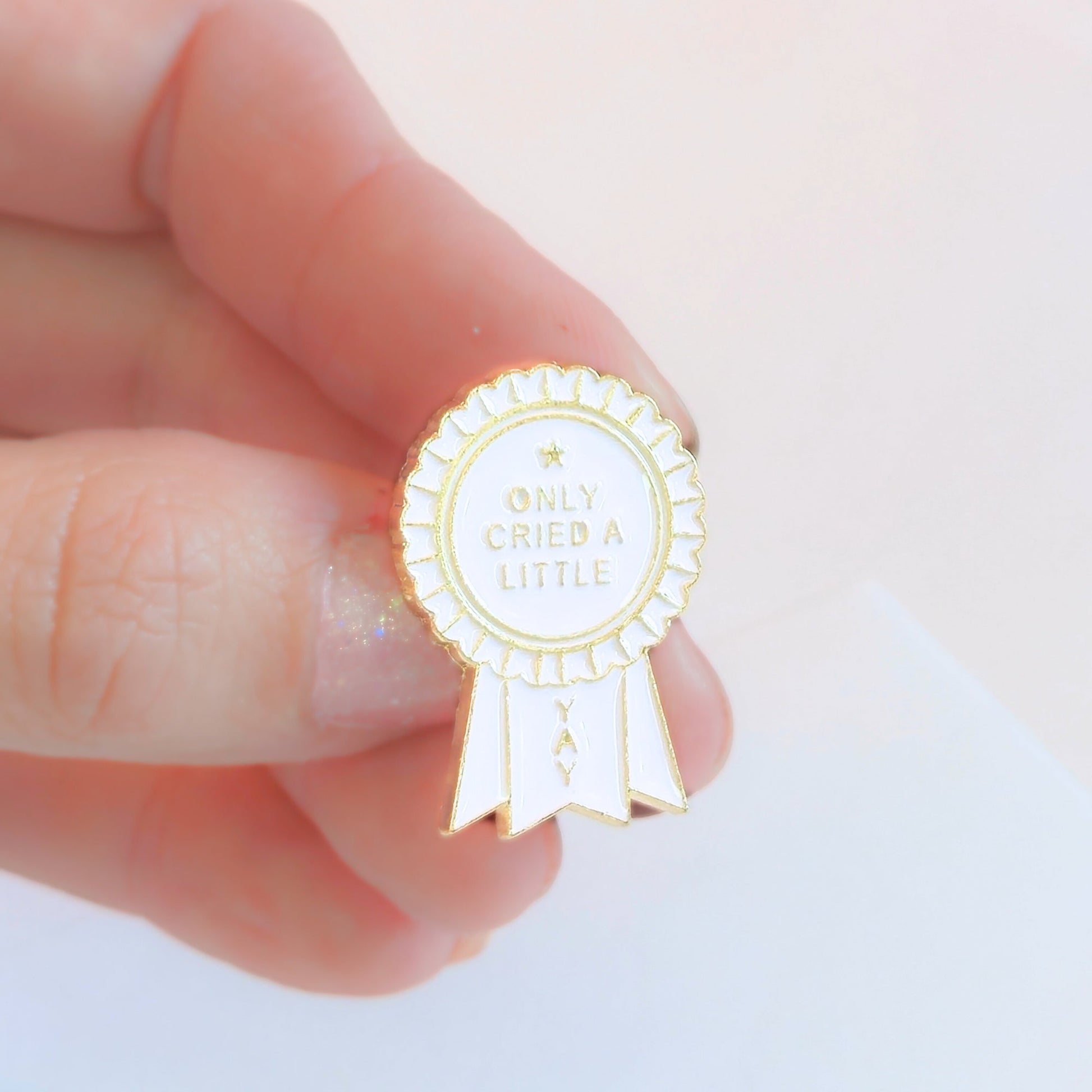 Only Cried a Little (Award Ribbon) | Collectible Pin - Velora