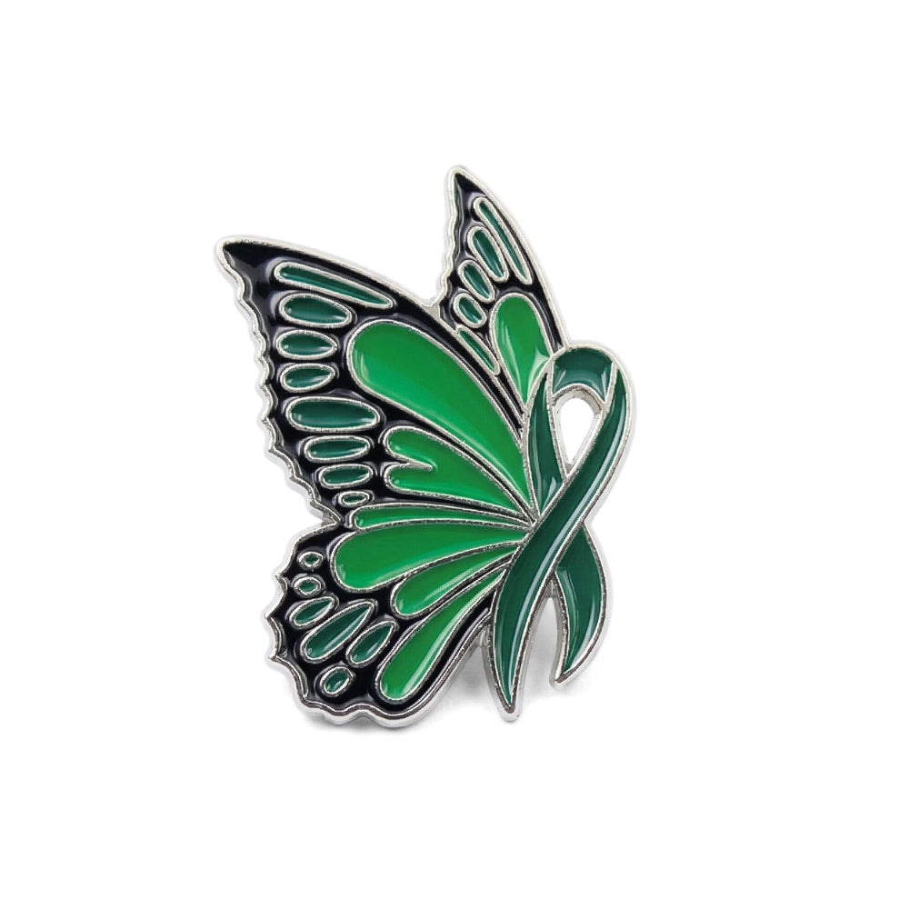 Awareness Ribbon (Green Butterfly) | Collectible Pin