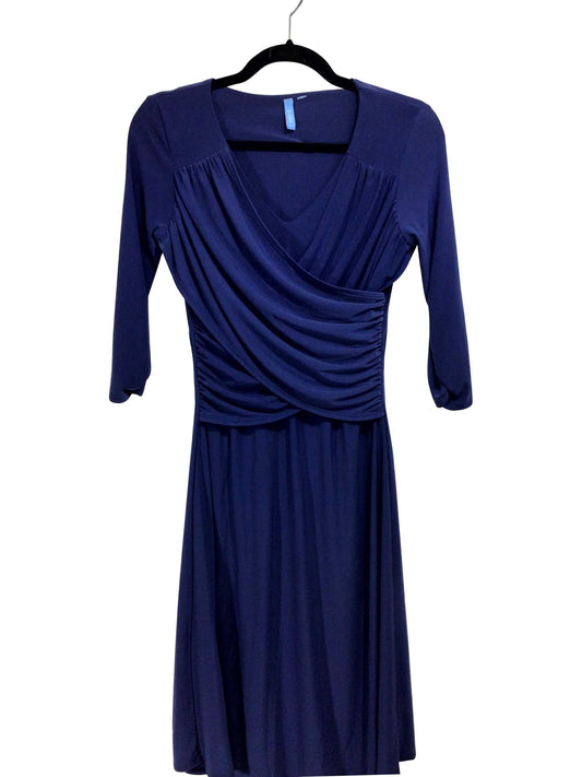 B SLIM Regular fit Wrap Dress in Blue - S - Velora