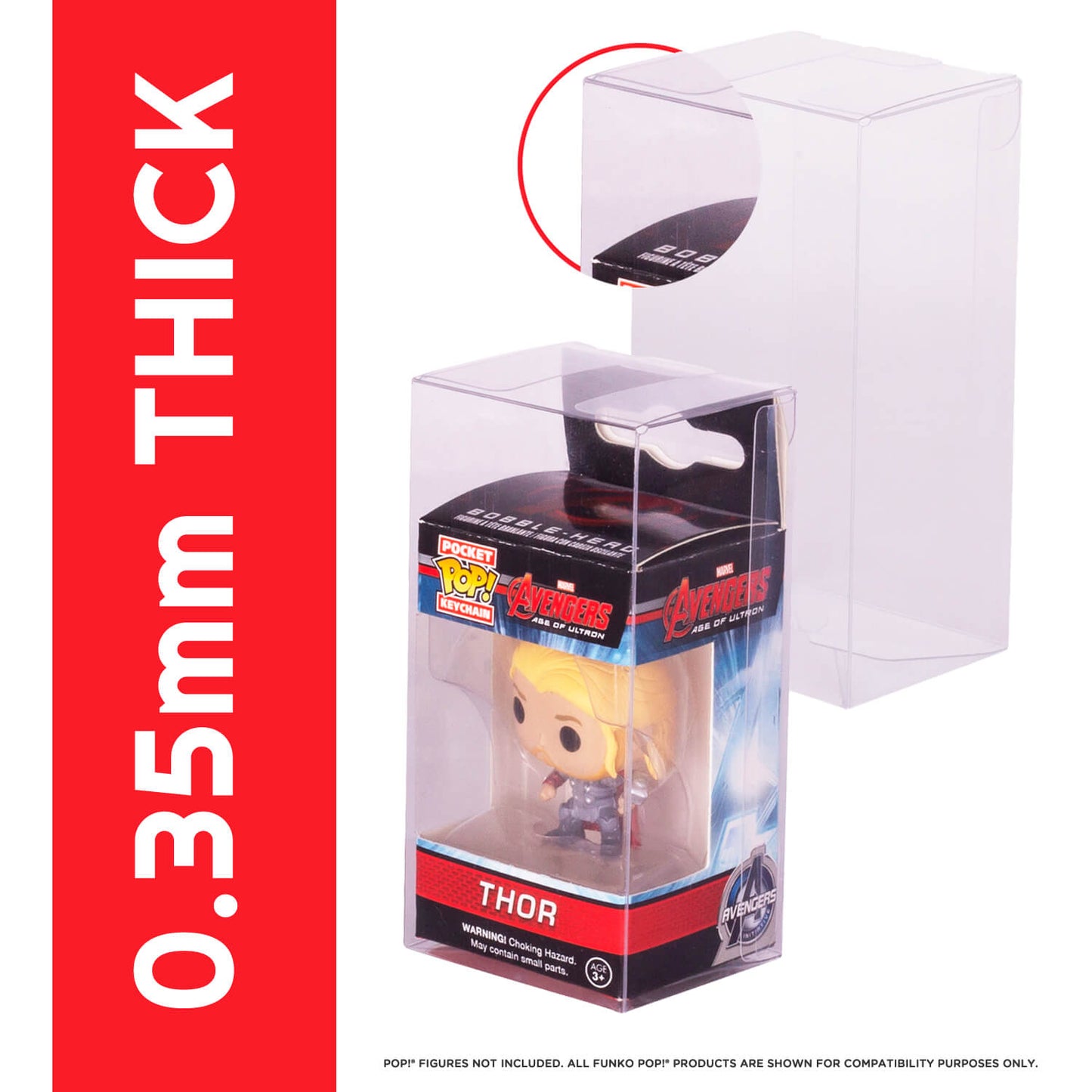 EVORETRO Funko Pop Keychain PET Protectors