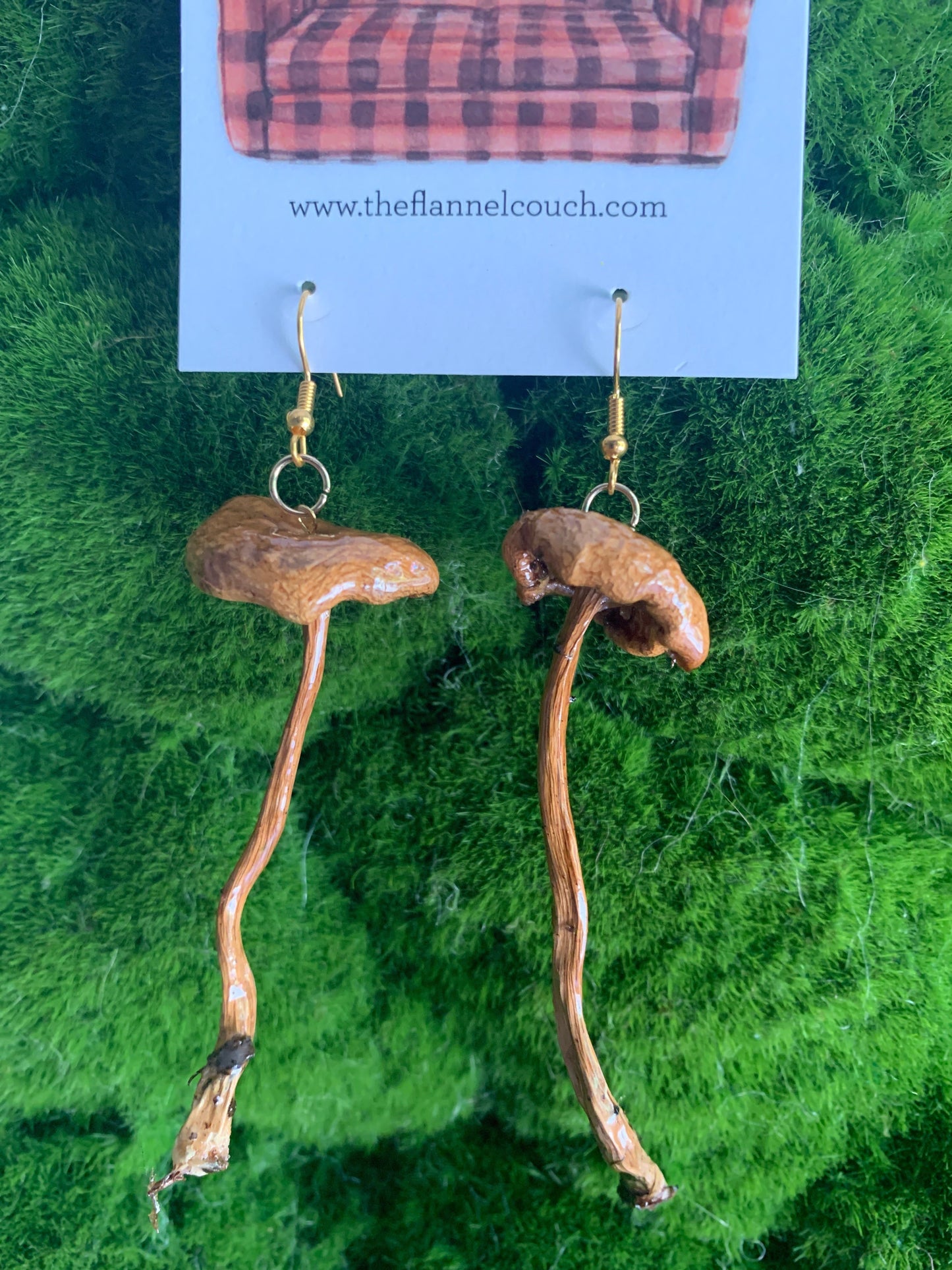 Wild Ontario Mushrooms Earrings www.Shopthatapp.com