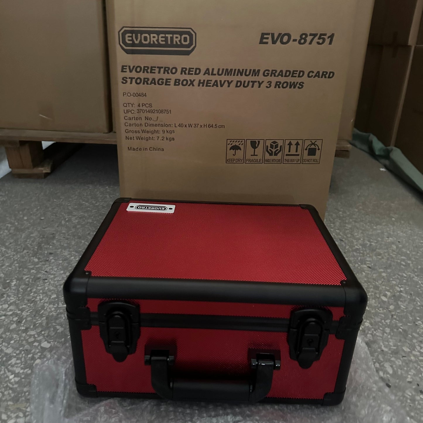 EVORETRO Aluminum Graded Case with Key System
