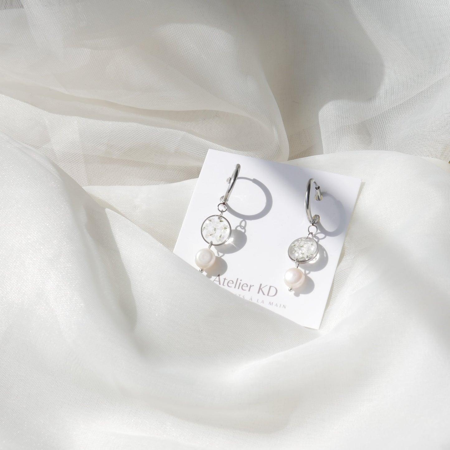 Boucles d'oreilles Perla - Lola rond - Velora
