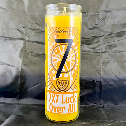 7 Day Candle - 7x7 Luck Over All The Hermit's Lamp