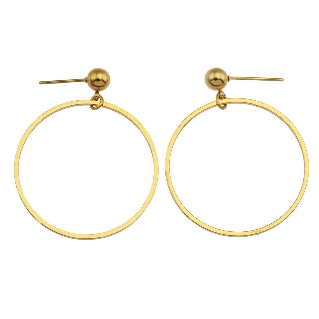 BELLA Hoop Earrings (Available in 3 Sizes) - Velora Luxury Fashion