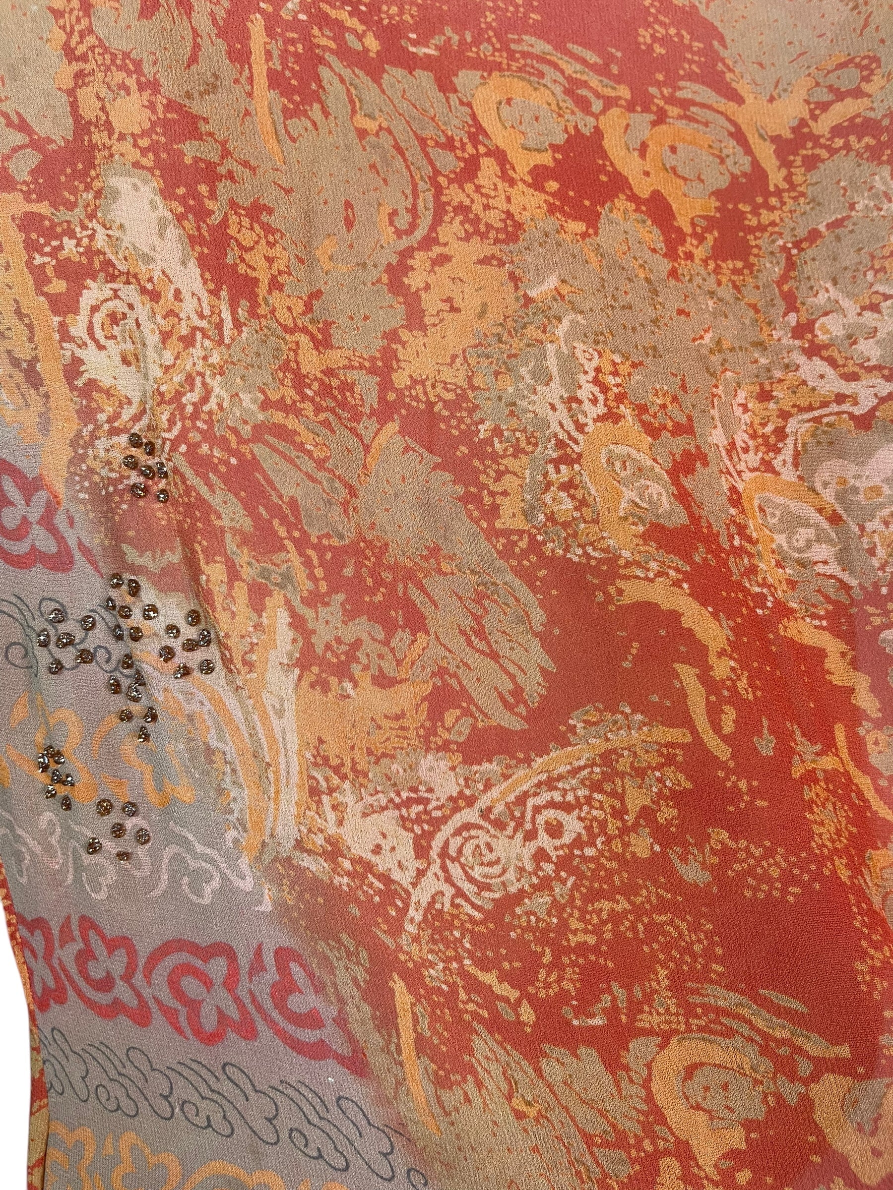PRG6379 Sheer Avatar Pure Silk Maxi Kaftan - Velora