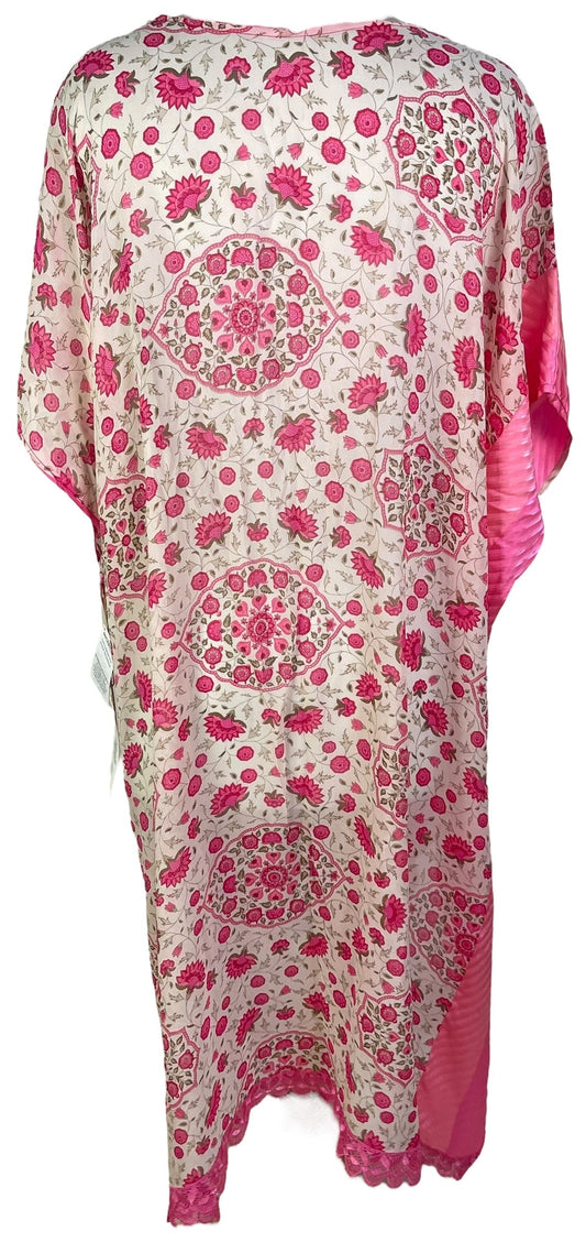 PRG6793 Sheer Avatar Pure Silk Maxi Kaftan - Velora