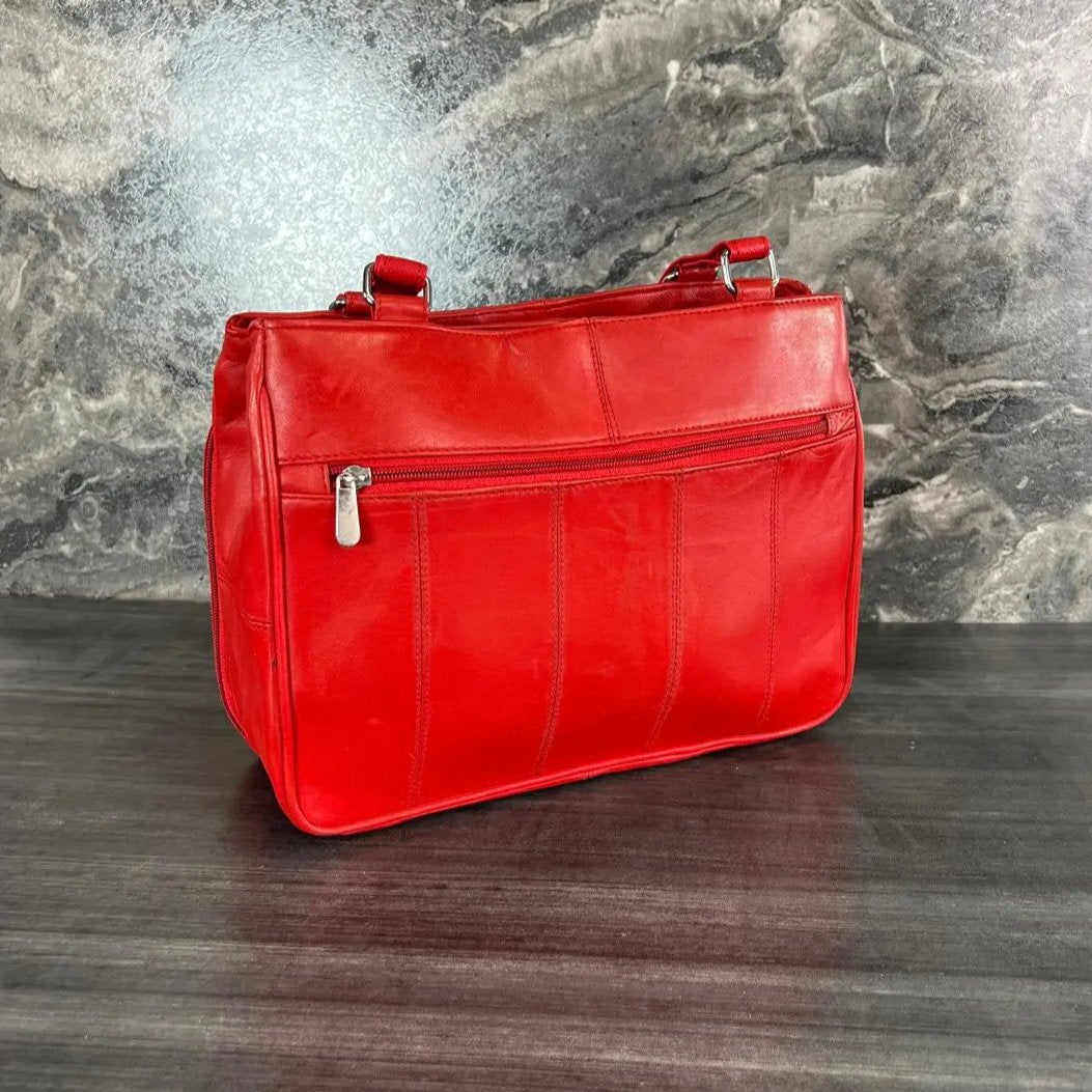 BOL 2 Handle Leather Bag - Velora Luxury Fashion