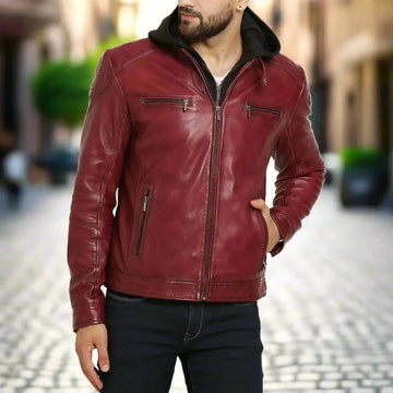 BOL Men's Alvin Lambskin Leather Jacket - Velora Luxury Fashion