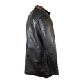 BOL Men's Double Collar Two-Tone Long Coat | Leather Jacket - Velora Luxury Fashion