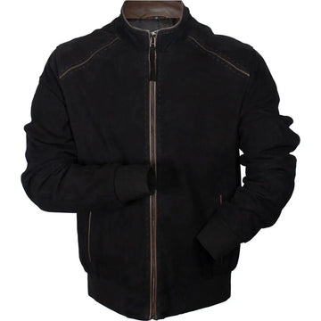 BOL Men's Enzo Goat Suede Leather Jacket - Velora Luxury Fashion