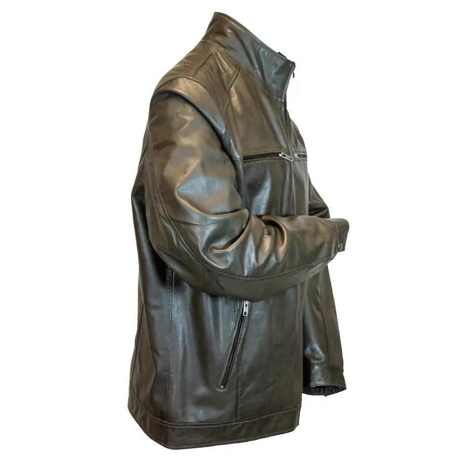 BOL Men's Gen Bomber Lambskin Leather Jacket - Velora Luxury Fashion