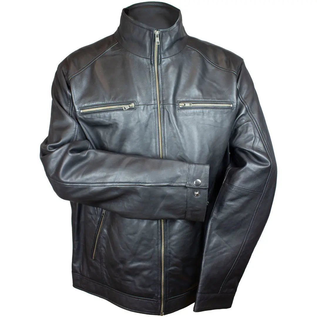 BOL Men's Gen Bomber Lambskin Leather Jacket - Velora Luxury Fashion