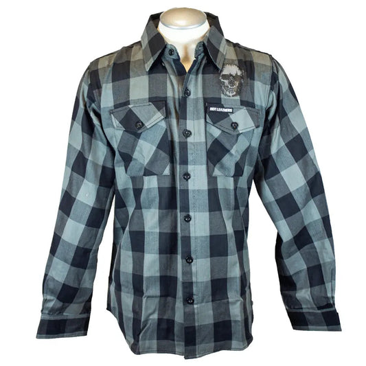 BOL Men's 'Grave Rub' Flannel Long Sleeve Shirt - Velora Luxury Fashion