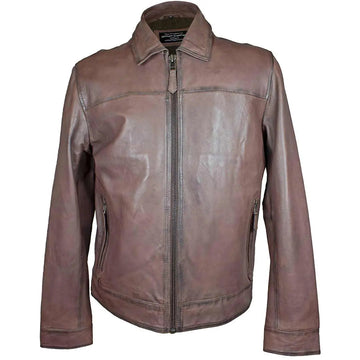 BOL Men's Quantum Classic Zip-up Leather Jacket - Velora Luxury Fashion