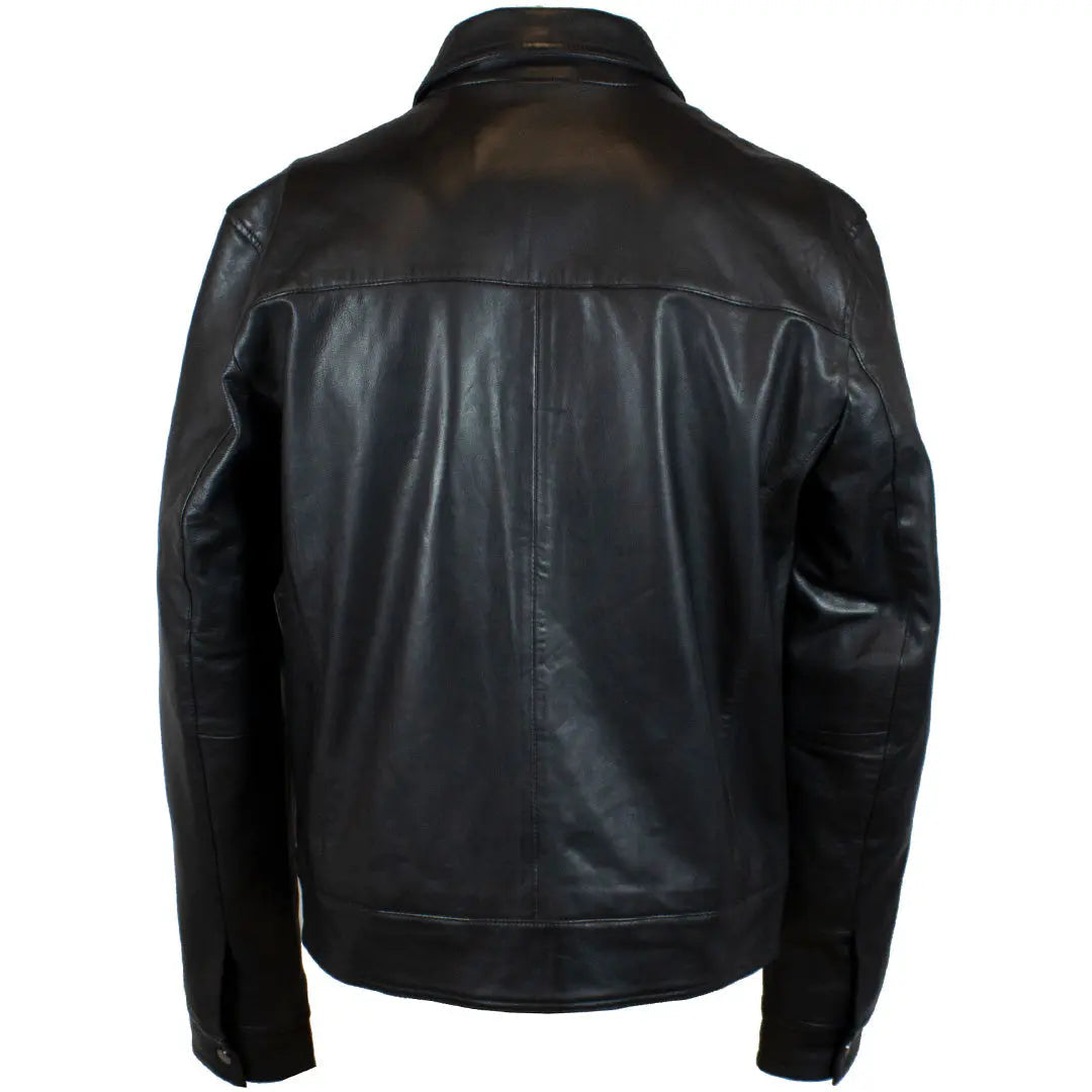 BOL Men's Quantum Classic Zip-up Leather Jacket - Velora Luxury Fashion