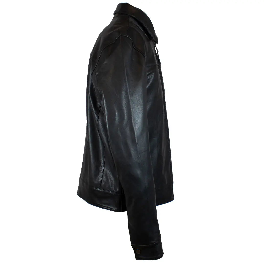 BOL Men's Quantum Classic Zip-up Leather Jacket - Velora Luxury Fashion