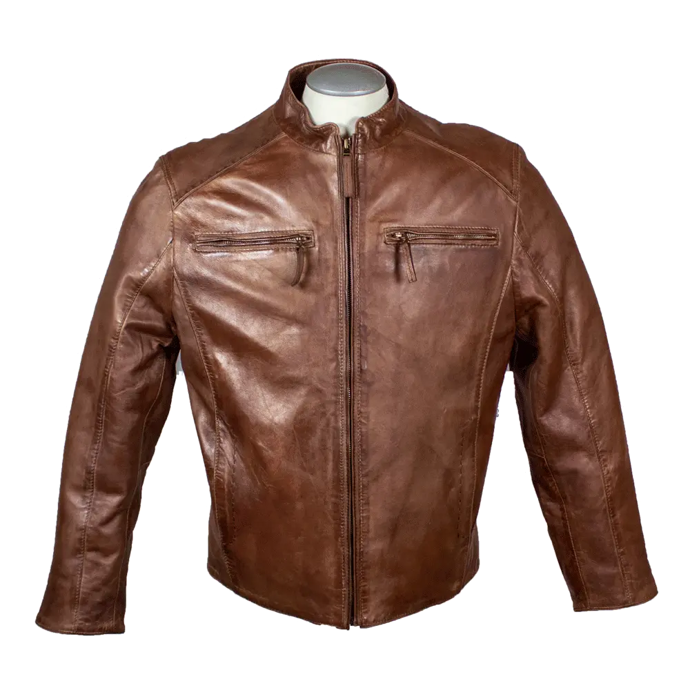 BOL Men's Racer Leather Jacket - Velora Luxury Fashion