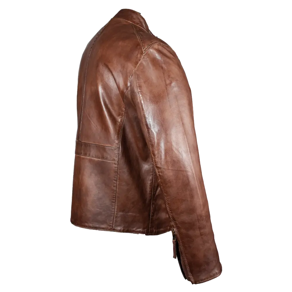 BOL Men's Racer Leather Jacket - Velora Luxury Fashion