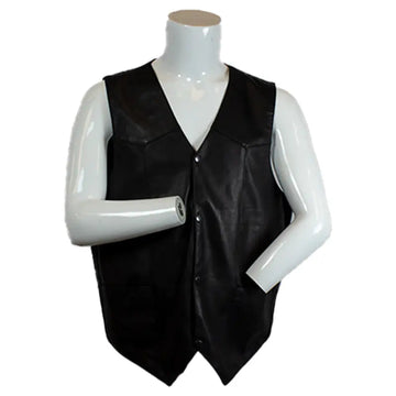 BOL Men's Sheepskin Fashion Leather Vest - Velora Luxury Fashion