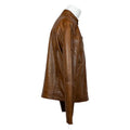 BOL Men's Snap Collar Lamb Leather Jacket - Velora Luxury Fashion
