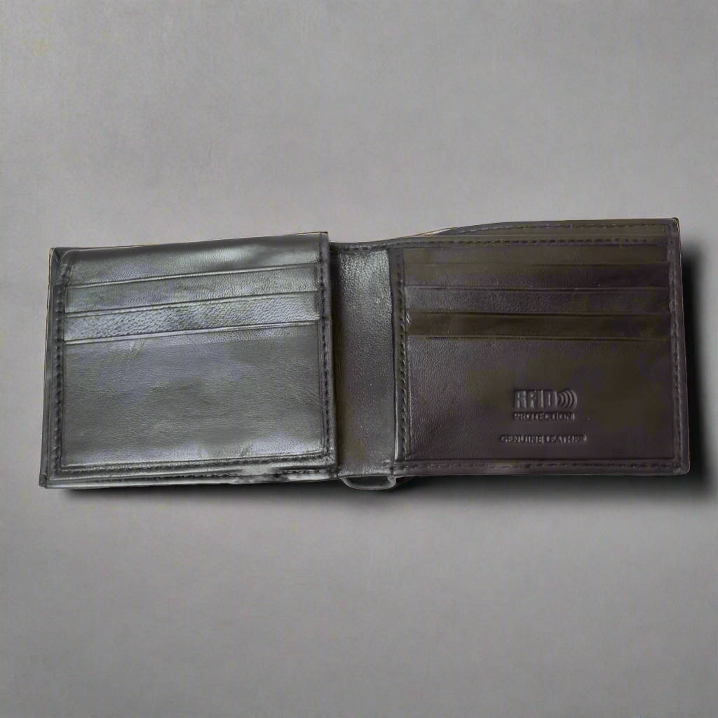 BOL Men's Trifold RFID Leather Wallet With Flip Up - Velora Luxury Fashion