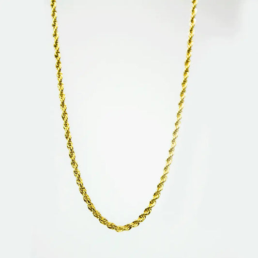 BOL Men's Twisted Gold Stainless Steel Chain Necklace - Velora Luxury Fashion
