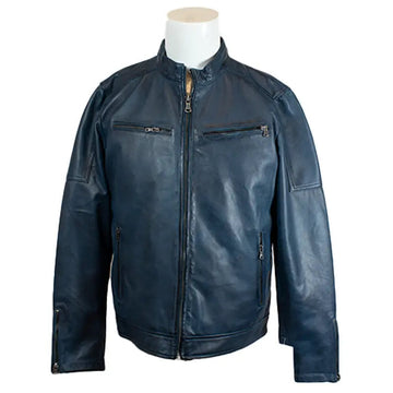 BOL Men's Waxed Sheep Prime Leather Jacket - Velora Luxury Fashion