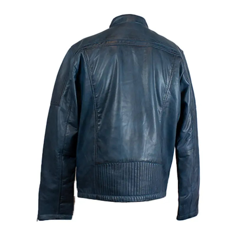 BOL Men's Waxed Sheep Prime Leather Jacket - Velora Luxury Fashion