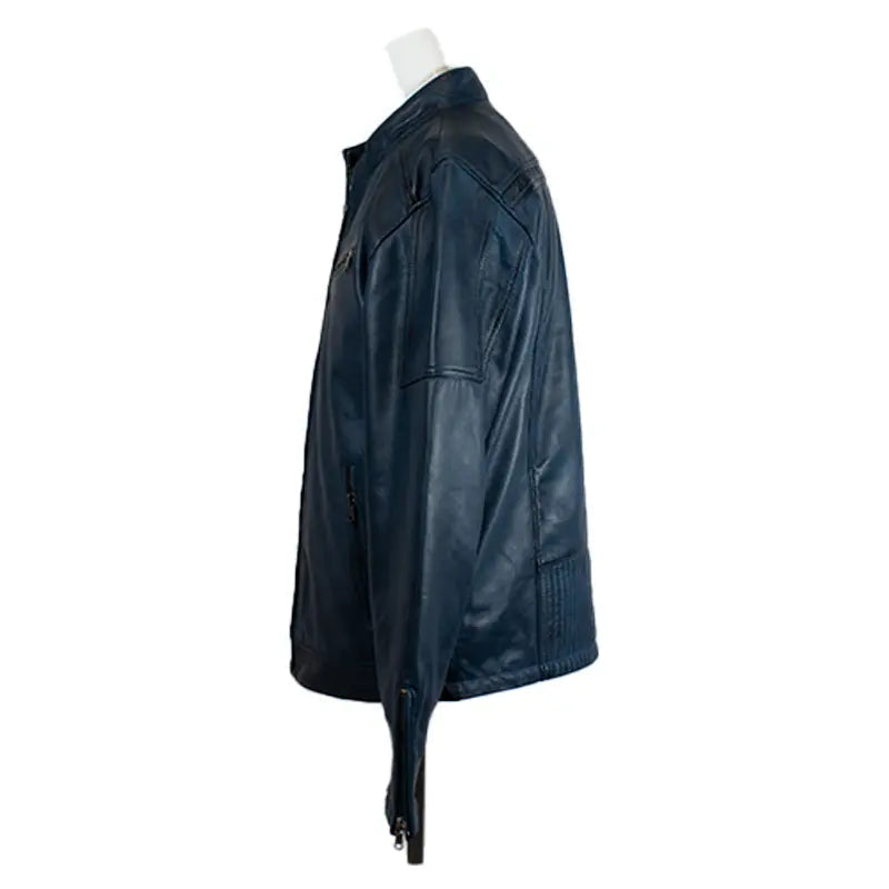 BOL Men's Waxed Sheep Prime Leather Jacket - Velora Luxury Fashion