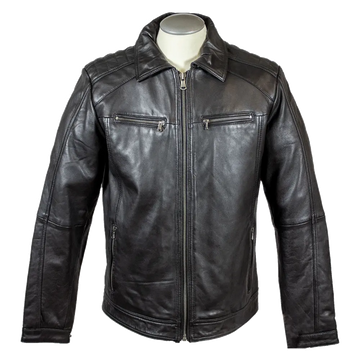 BOL Men's Zip Pocket Leather Jacket - Velora Luxury Fashion