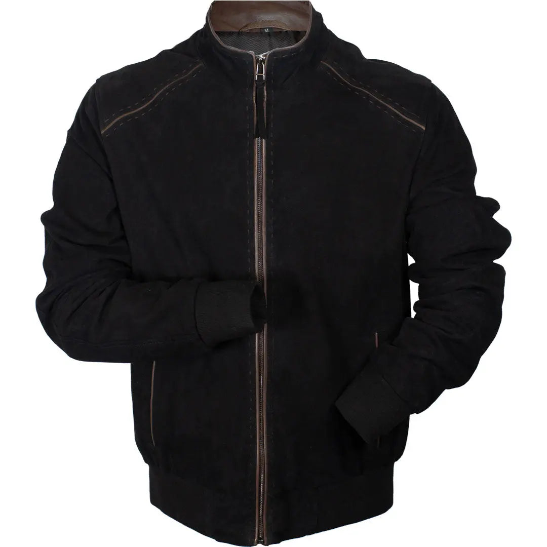 BOL Men's Enzo Goat Suede Leather Jacket Boutique of Leathers/Open Road